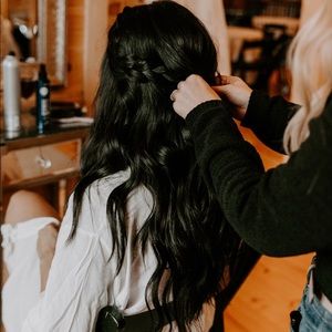 Halo extensions - dark brown